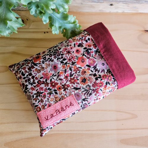 poche-a-livre-angelique-fleuri-rose-rouge